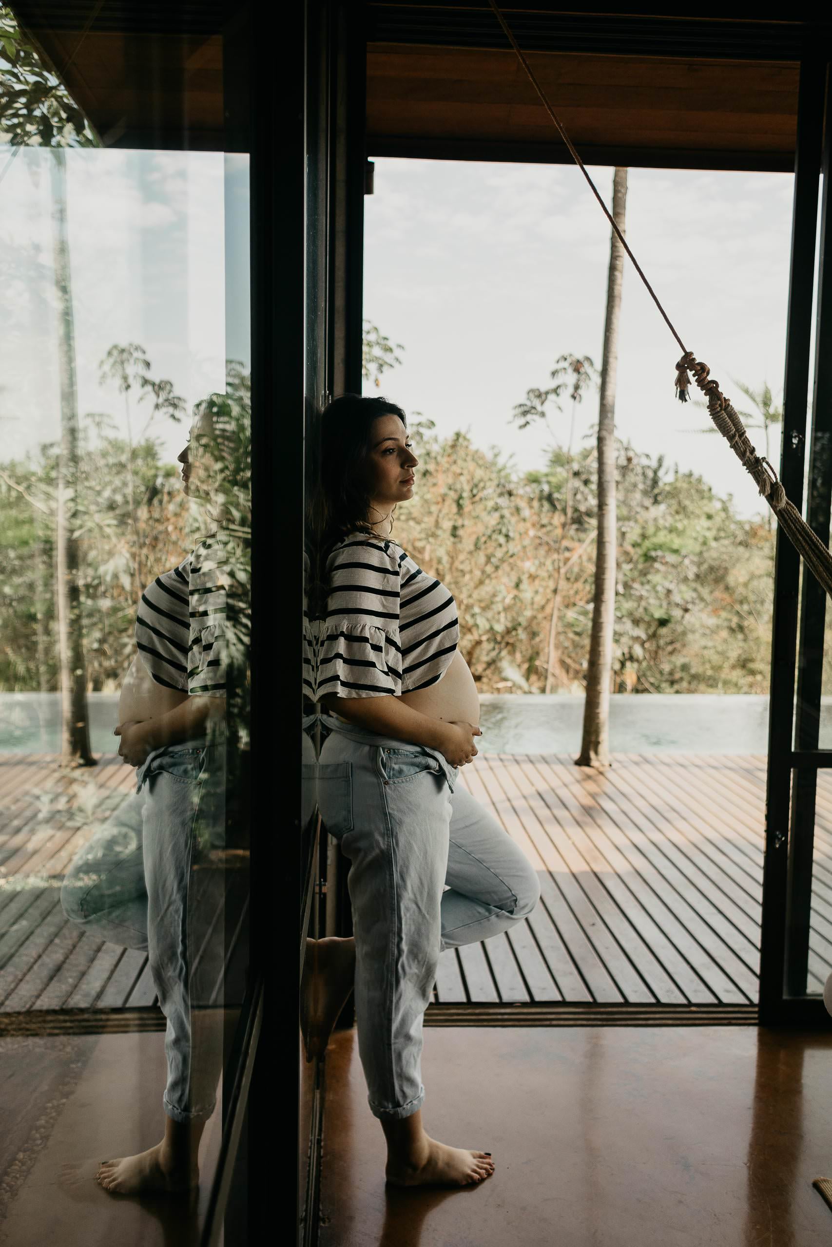 Ensaio Gestante de Laura & Bruno em Ensaio em ambiente intimista — fotografia 1