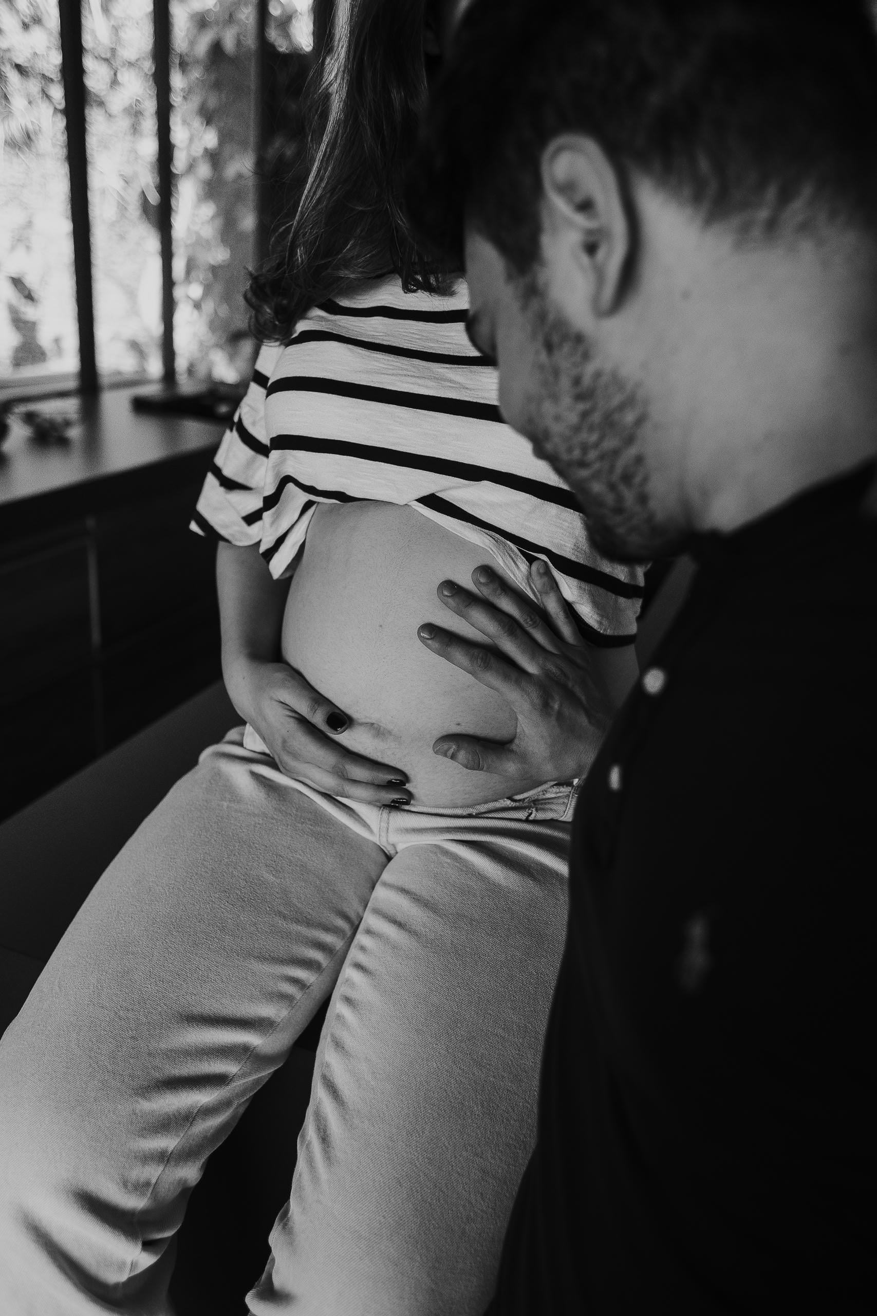 Ensaio Gestante de Laura & Bruno em Ensaio em ambiente intimista — fotografia 11