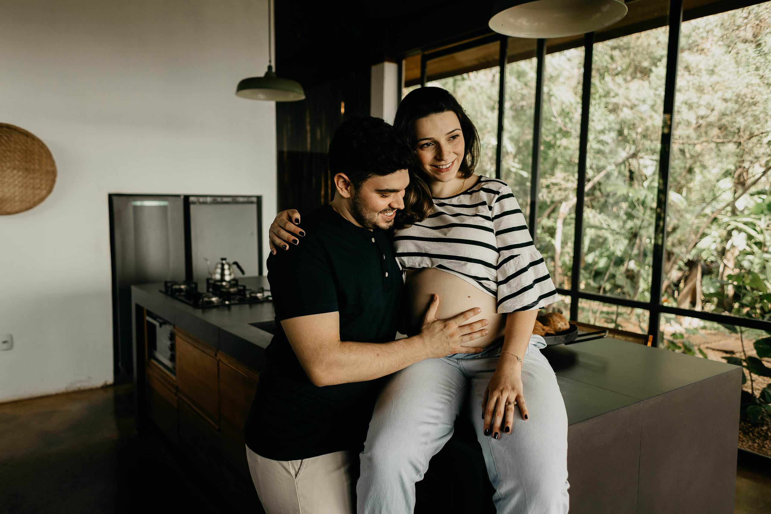 Ensaio Gestante de Laura & Bruno em Ensaio em ambiente intimista — fotografia 15