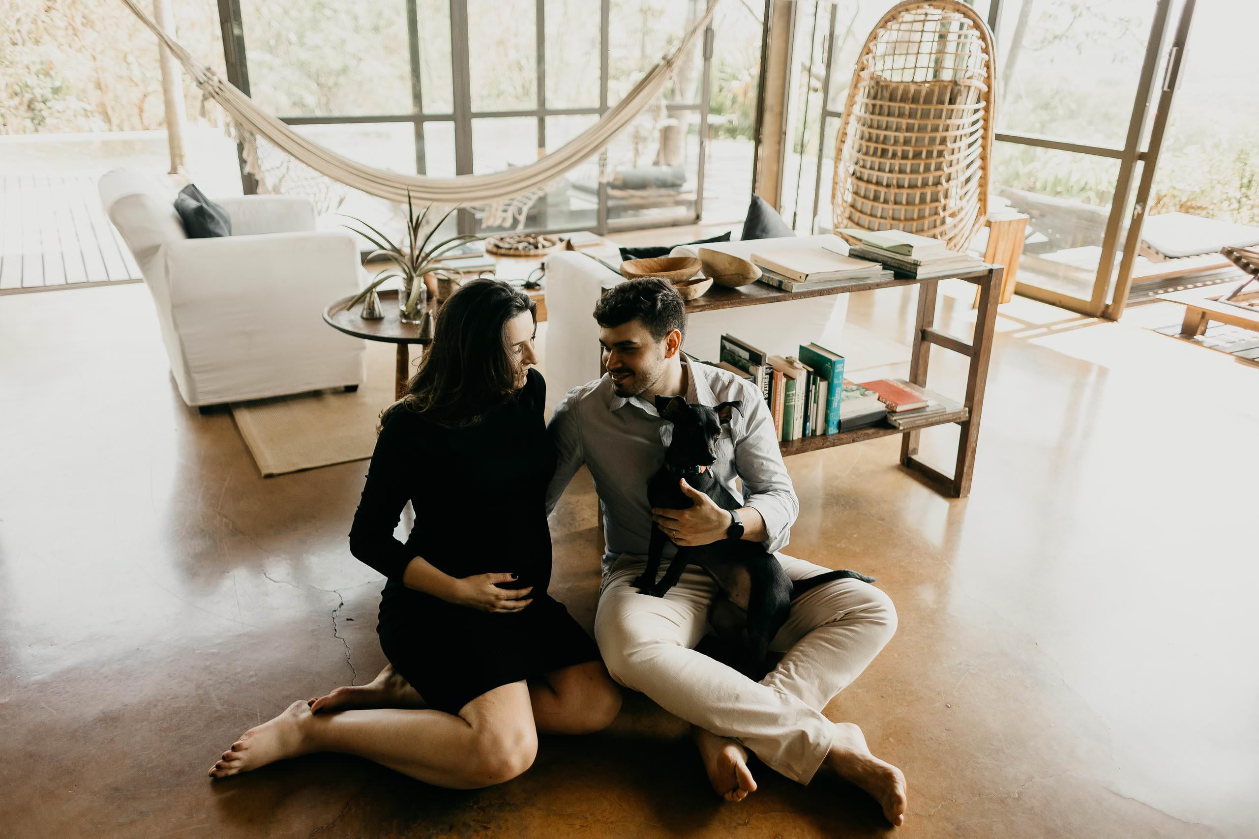 Ensaio Gestante de Laura & Bruno em Ensaio em ambiente intimista — fotografia 34