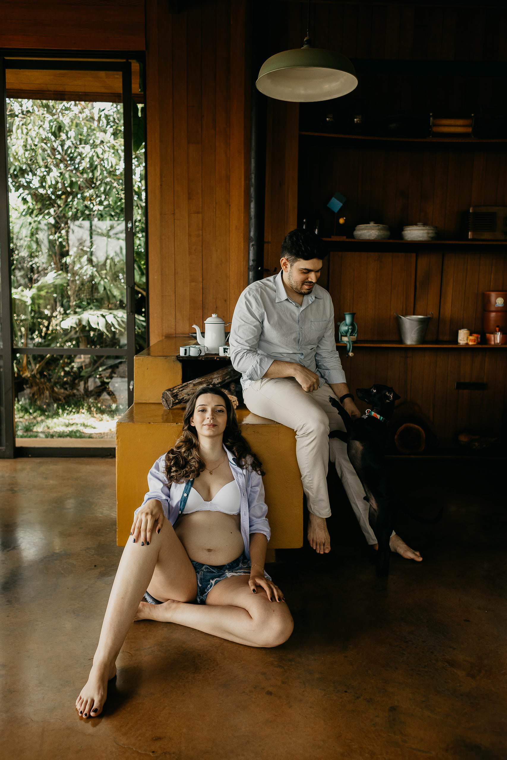 Ensaio Gestante de Laura & Bruno em Ensaio em ambiente intimista — fotografia 40