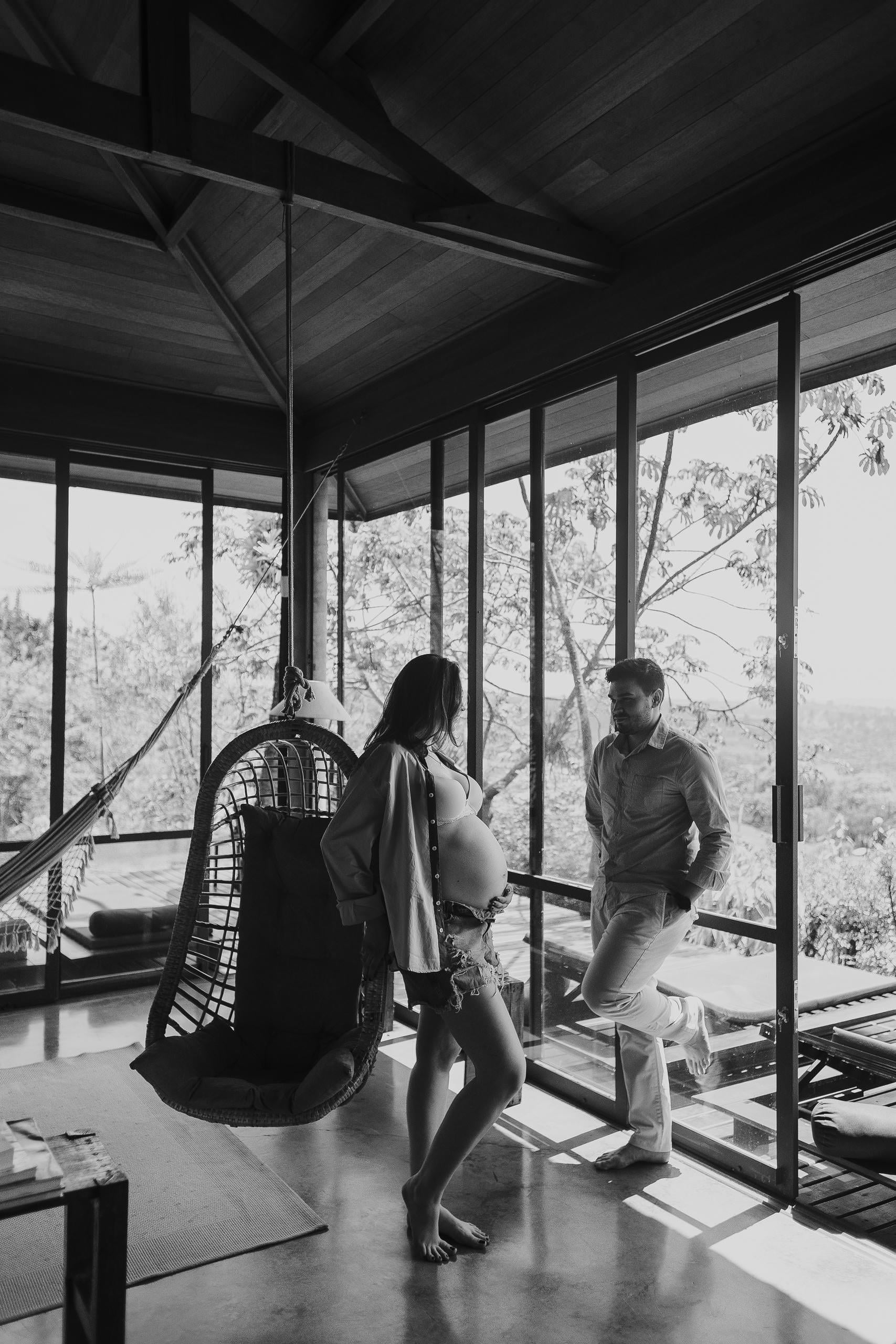 Ensaio Gestante de Laura & Bruno em Ensaio em ambiente intimista — fotografia 48