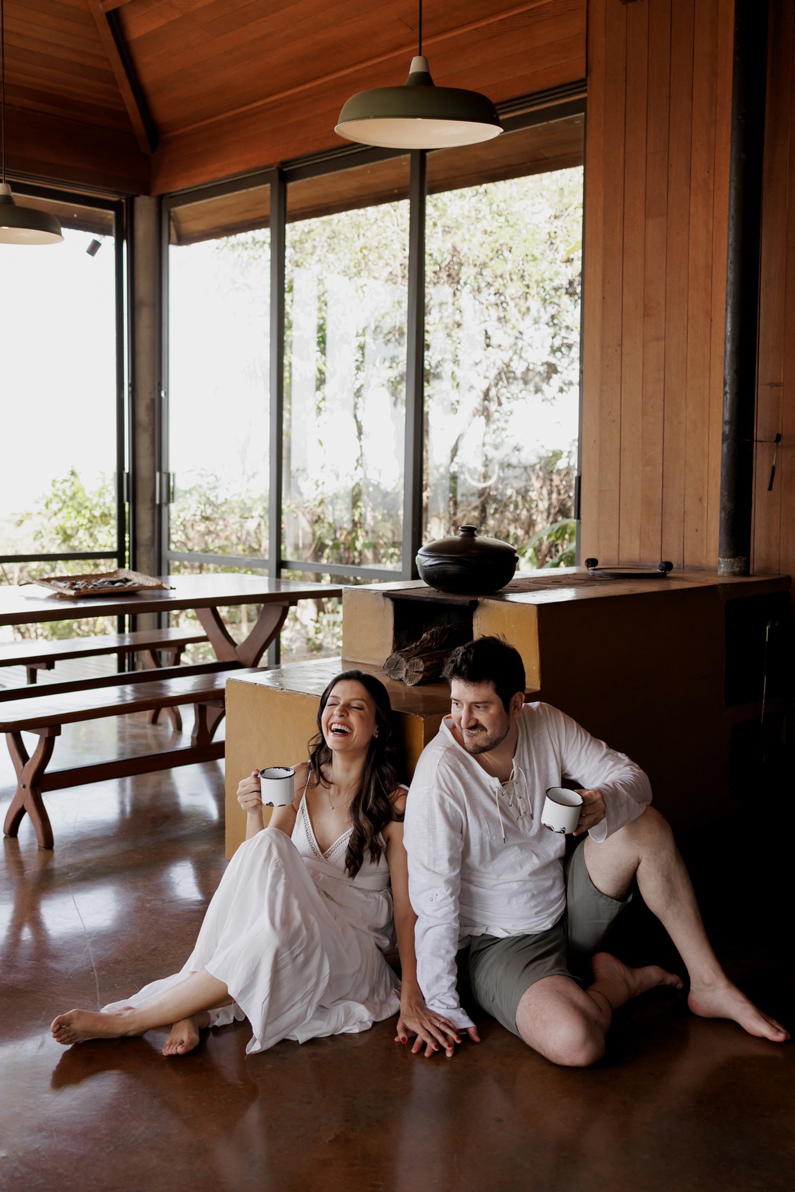 Ensaio Pré Wedding de Julia & Rafael em Casa de Vidro - Franca (SP) — fotografia 13