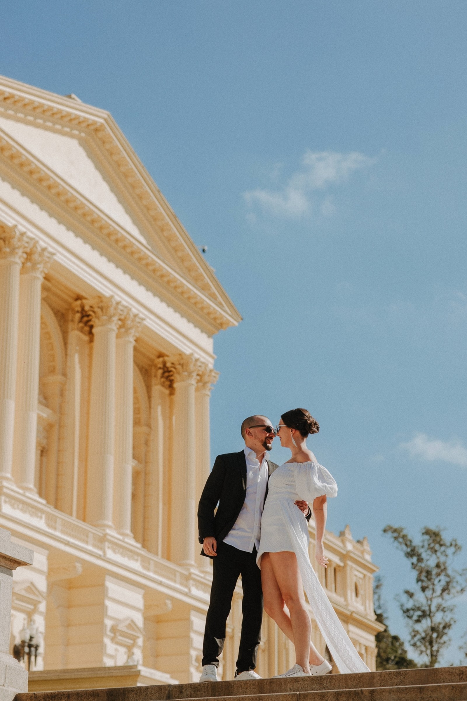 Ensaio Pré Wedding de Lana & Júnior em Museu do Ipiranga - São Paulo (SP) — fotografia 8