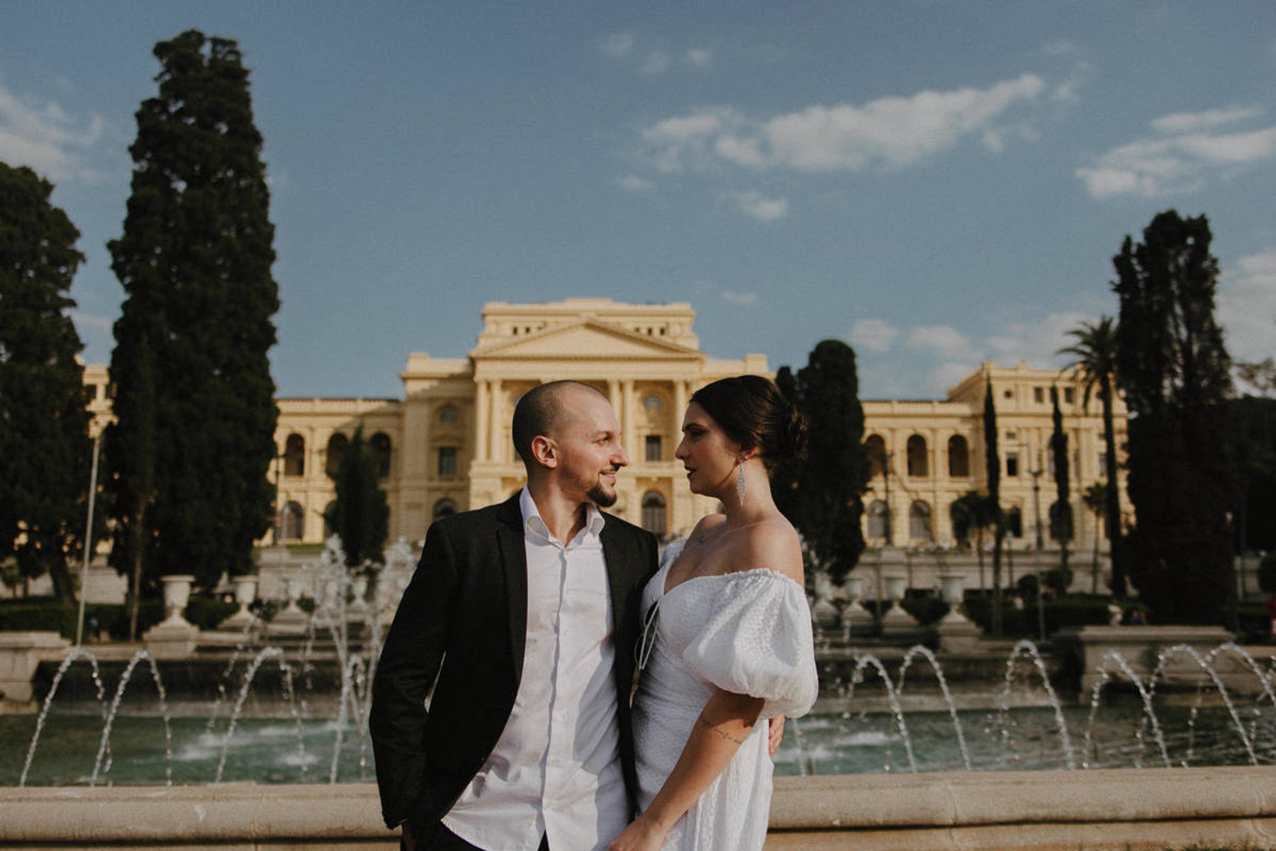 Lana &  Júnior — Ensaio Pré Wedding em Museu do Ipiranga - São Paulo (SP)