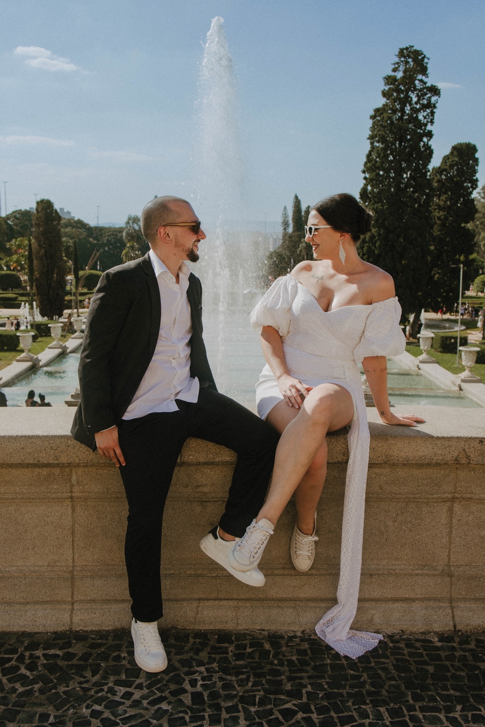Ensaio Pré Wedding de Lana & Júnior em Museu do Ipiranga - São Paulo (SP) — fotografia 16