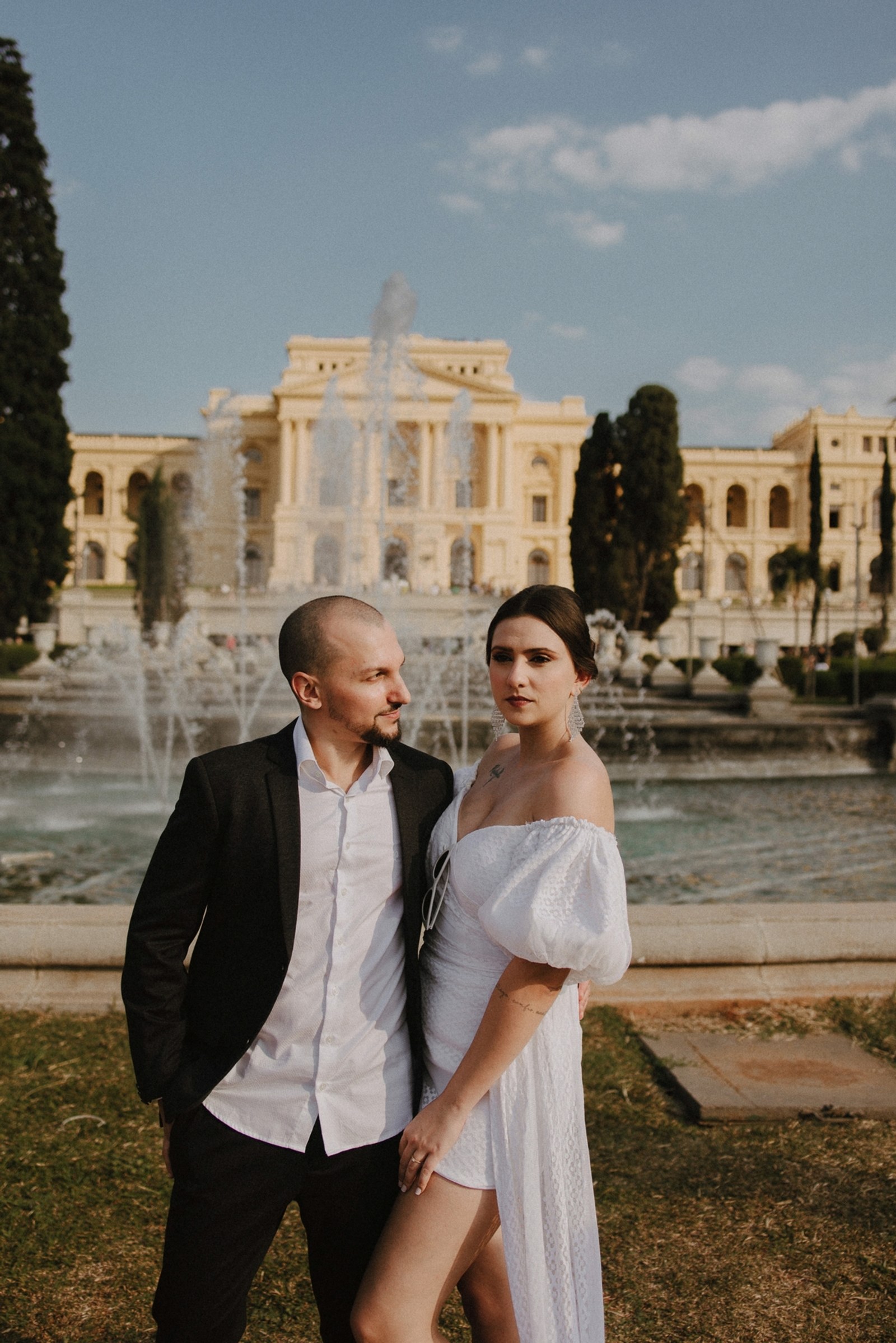 Ensaio Pré Wedding de Lana & Júnior em Museu do Ipiranga - São Paulo (SP) — fotografia 56