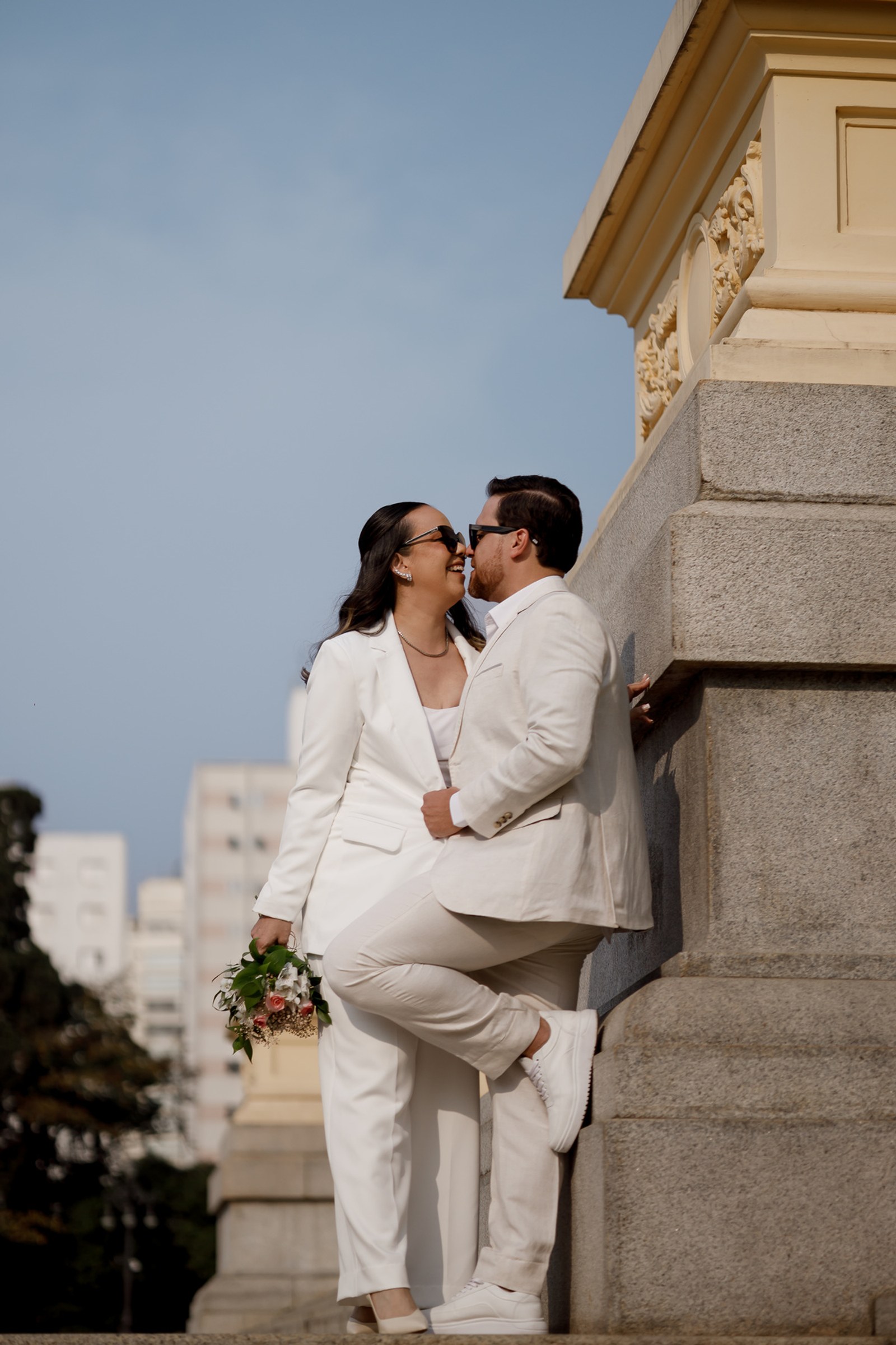 Ensaio Pré Wedding de Rita & Márcio em Museu do Ipiranga, São Paulo (SP) — fotografia 12