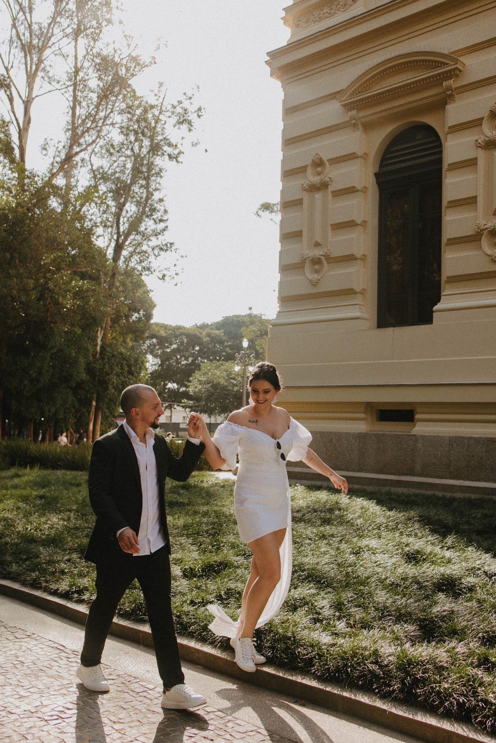 Ensaio Pré Wedding de Lana & Júnior em Museu do Ipiranga - São Paulo (SP) — fotografia 38
